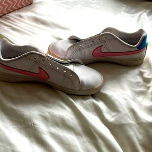 Blue and pink  Nike court royale